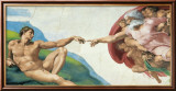 The Creation of Adam Affiche par Michelangelo Buonarroti 
