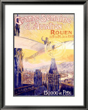 Grande Semaine d'Aviation Framed Giclee Print by Charles Rambert