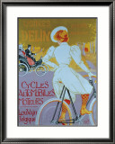 Cycles Delin Estampe encadrée par Georges Gaudy