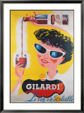 Gilardi, Le Vin en Soleille Framed Giclee Print by Georges Renevey