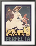 Cycles Perfecta Innrammet Giclee-trykk av Achille Butteri