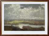 Landscape at the Main Poster par Hans Thoma