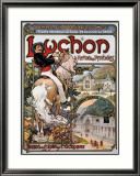 Luchon Innrammet Giclee-trykk av Emmanuel Brun