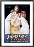Cacao Tobler Lámina giclée enmarcada