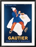 Beurre Gautier Estampe encadrée par Leonetto Cappiello