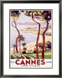 Cannes Lámina giclée enmarcada por Peri