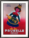 Prunelle de Velay Estampe encadrée par Igerz 
