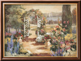 Treillis de roses Poster par Maxine Johnston