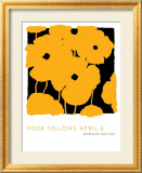 Four Yellows, April 6 2005 Art par Donald Sultan