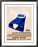 Salon Auto Geneve Oprawiona reprodukcja giclee autor Edward Henry Grin Salon Auto Geneve Oprawiona reprodukcja giclee autor Edward Henry Grin