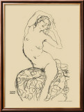 Seated Nude, c.1914-16 Pósters por Gustav Klimt