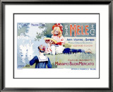 Mele-Abiti E Vestine Indrammet giclee-tryk