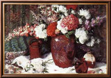 Pivoines et freesias Art par Glenna Kurz