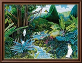 Iao-Tal Gerahmter Giclée-Druck von Ari Vanderschoot