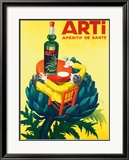 Aperitif Arti Estampe encadrée par Robys (Robert Wolff) 