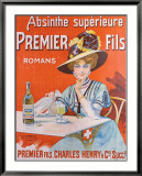 Absinthe Superieur Gerahmter Giclée-Druck von Van Der Thurm 