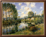 Poplars in Poitevin Marsh Posters by Jean Kevorkian