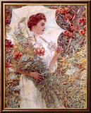 White Parasol Prints by Robert Payton Reid