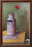 Can with Red Pink Poster par Franz Radziwill