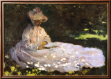 La Liseuse Affiche par Claude Monet