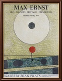 Galeria Joan Prats 1977 Lámina enmarcada de edición limitada por Max Ernst Galeria Joan Prats 1977 Lámina enmarcada de edición limitada por Max Ernst