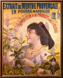 Extrait de Menthe Provencale Lámina giclée enmarcada Extrait de Menthe Provencale Lámina giclée enmarcada