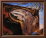 Montre molle au moment de la première explosion, vers 1954 Poster par Salvador Dalí