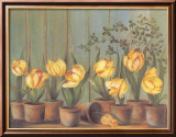 Tulipes Jaunes Posters par Fabrice De Villeneuve