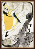 Jane Avril Lámina giclée enmarcada por Henri de Toulouse-Lautrec Jane Avril Lámina giclée enmarcada por Henri de Toulouse-Lautrec
