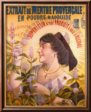 Extrait de Menthe Provencale Lámina giclée enmarcada Extrait de Menthe Provencale Lámina giclée enmarcada