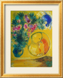 Sun and Mimosas Poster par Marc Chagall
