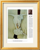 Chefs-d'œuvre du vingtième siècle - Georgia O'Keeffe - Crâne de vache et roses Art par Georgia O'Keeffe