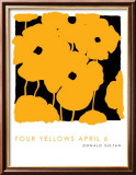 Four Yellows, April 6 2005 Posters par Donald Sultan