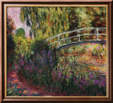 Pont Japonais-Bassin aux Nympheas Prints by Claude Monet