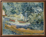 Les bords de l'Oise à Auvers, 1890 Poster par Vincent van Gogh