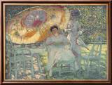 The Garden Parasol, 1910 Prints by Frederick Carl Frieseke