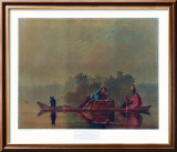 Fur Traders on the Missouri Affiches par George Caleb Bingham