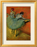 Tanzerinnen an der Stange Ballerina Affiches par Edgar Degas