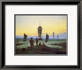 The Stages of Life Estampe encadrée par Caspar David Friedrich