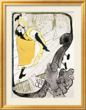 Jane Avril Lámina giclée enmarcada por Henri de Toulouse-Lautrec