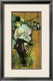 Jane Avril bailando Lámina giclée enmarcada por Henri de Toulouse-Lautrec Jane Avril bailando Lámina giclée enmarcada por Henri de Toulouse-Lautrec