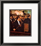 Orquesta de la Ópera Lámina giclée enmarcada por Edgar Degas