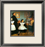 La familia Bellelli Lámina giclée enmarcada por Edgar Degas La familia Bellelli Lámina giclée enmarcada por Edgar Degas