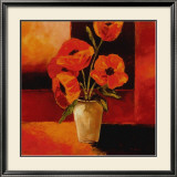 Amapolas con Pizazz! Póster por Michael King