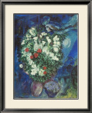 Bouquet with Flying Lovers Affiches par Marc Chagall