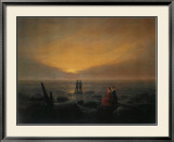 Mondaufgang Am Meer Poster par Caspar David Friedrich