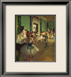 Clase de baile Lámina giclée enmarcada por Edgar Degas Clase de baile Lámina giclée enmarcada por Edgar Degas