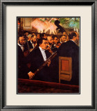 Orquesta de la Ópera Lámina giclée enmarcada por Edgar Degas