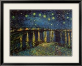 Nuit étoilée, Arles, 1888 Posters par Vincent van Gogh