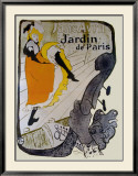 Jane Avril Lámina giclée enmarcada por Henri de Toulouse-Lautrec